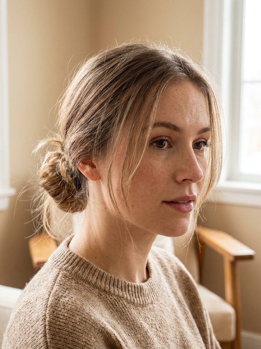 Messy Bun für dünnes Haar - dünnes haar
